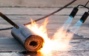 Coton asphalt flat roofing repairs